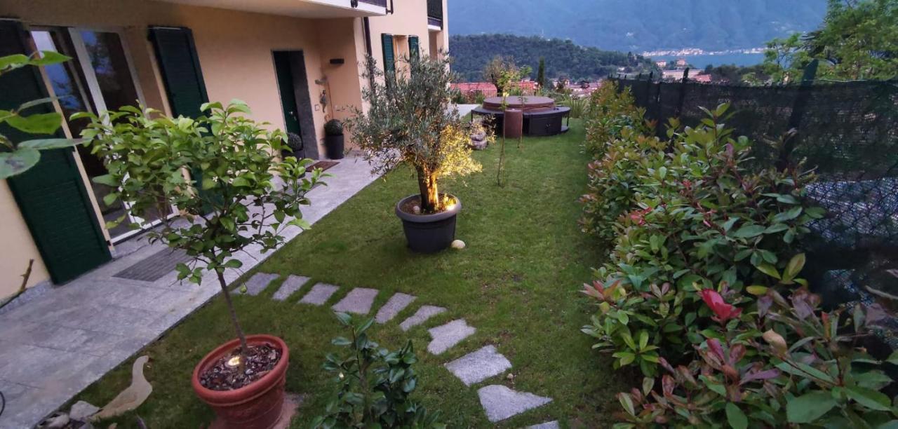לנו Magic Garden With Jacuzzi-Pool And Luxury Lake Como View מראה חיצוני תמונה